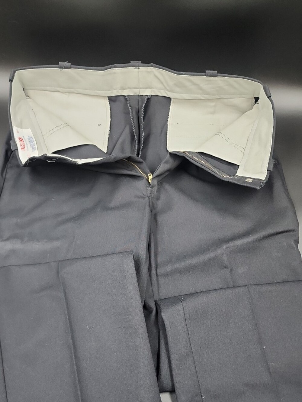 Vintage Unitog Men's Classic Black Dress Pants - Picture 3 of 6